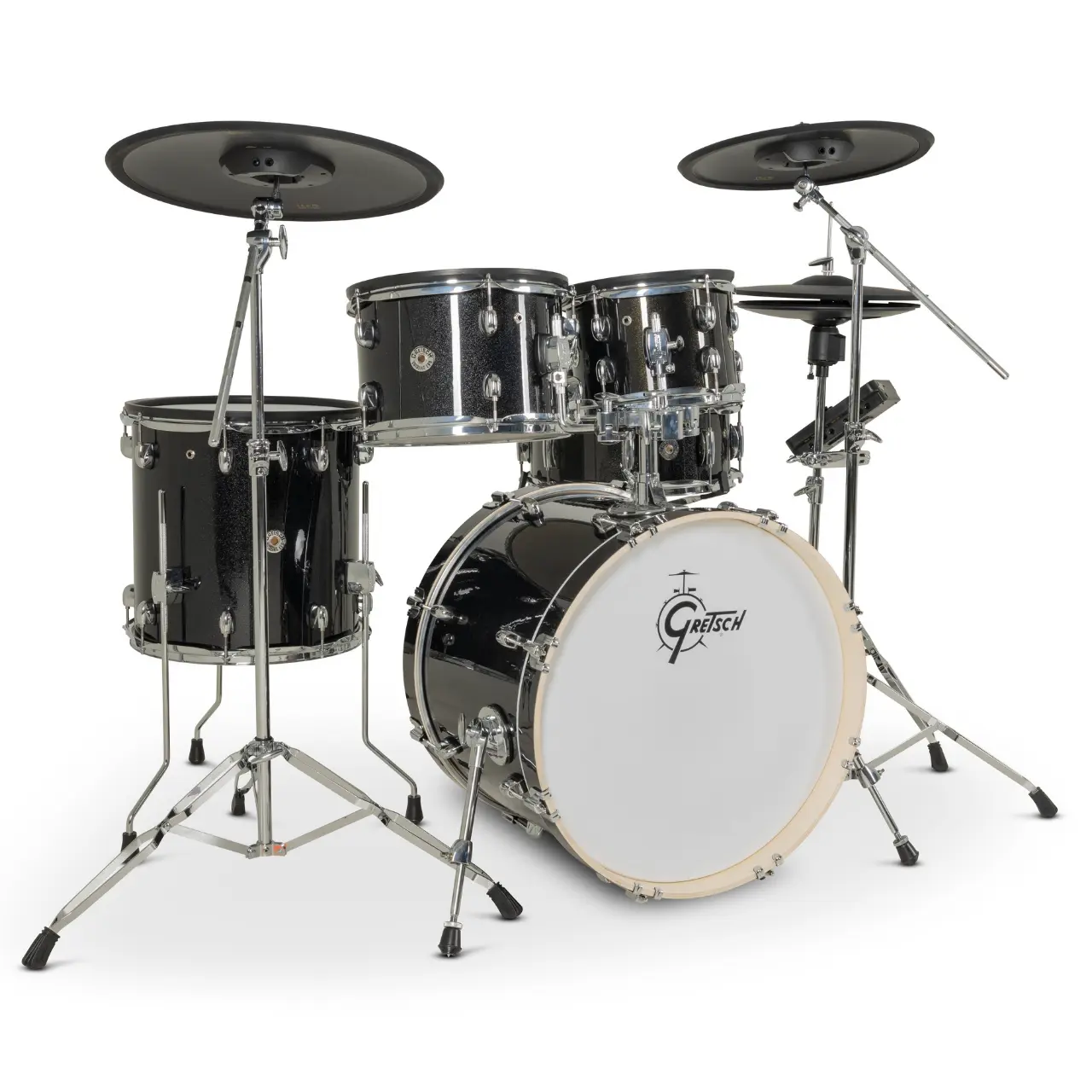 GRETSCH Catalina EVO 5 Piece Kit - Black Sparkle – E-Drumset