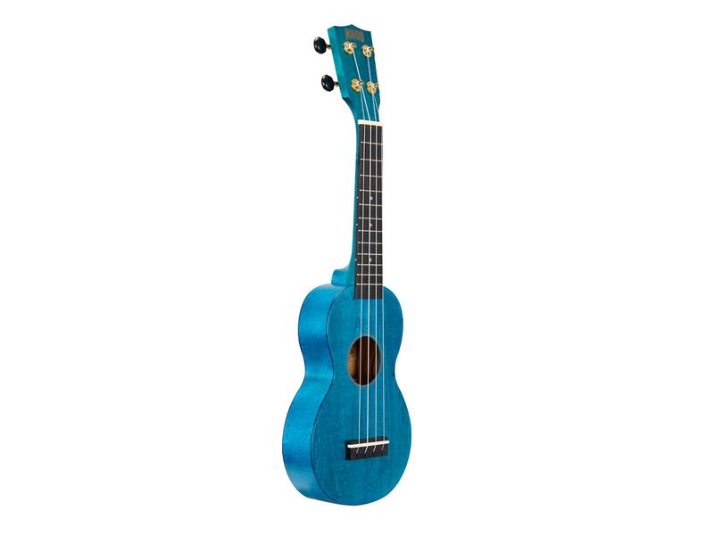 MAHALO MS1-TBU Sopranukulele Slim Line Transparent Blau mit Tasche