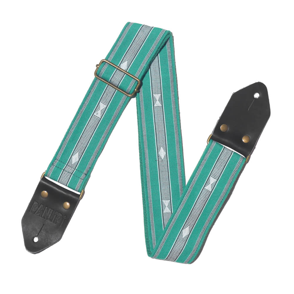 PANLIPI SAG13 Sagada 5x140cm Guitar Strap Green