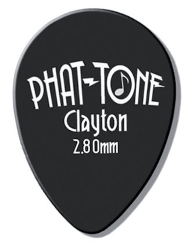 526630 CLAYTON Phat Tone Small Teardrop Plektrum 2,8 526630