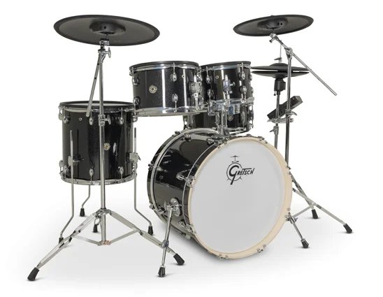 GRETSCH Catalina EVO 5 Piece Kit - Black Sparkle – E-Drumset