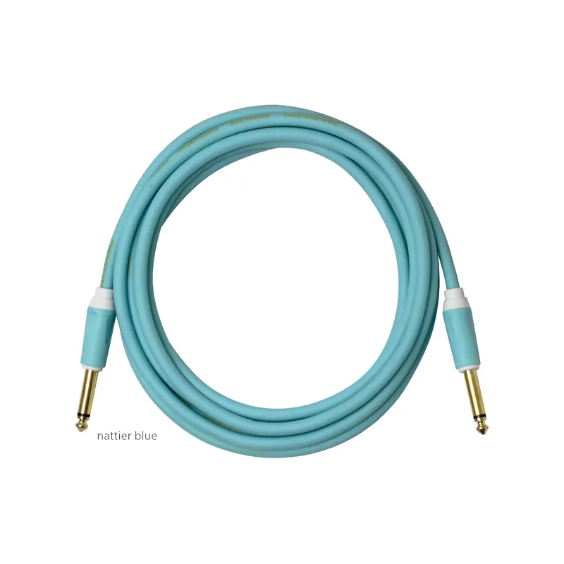 ROXOR Instrumentenkabel / Gitarrenkabel 3 m Blau