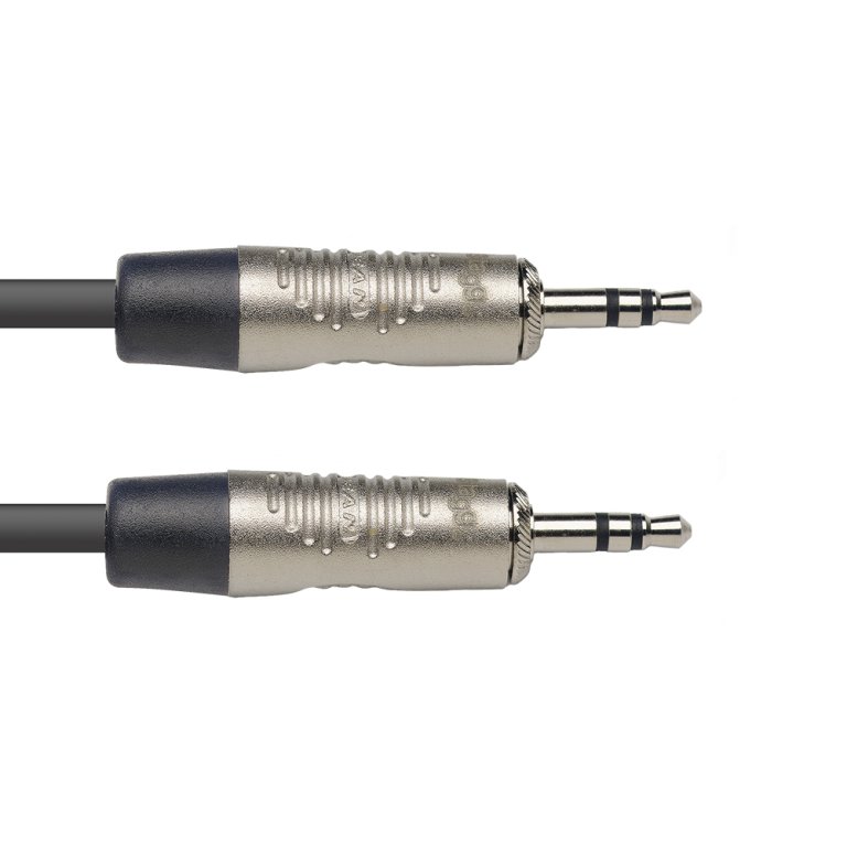 STAGG Audiokabel 6m MiniStereoKL NAC6MPSR