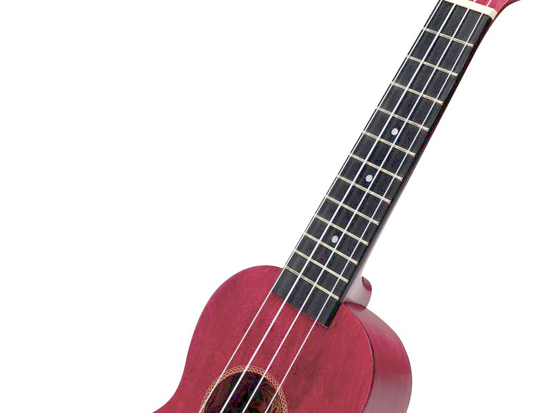 MAHALO MS1-TRD Sopranukulele Slim Line Transparent Red mit Tasche
