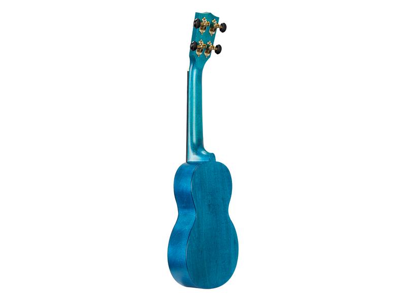 MAHALO MS1-TBU Sopranukulele Slim Line Transparent Blau mit Tasche