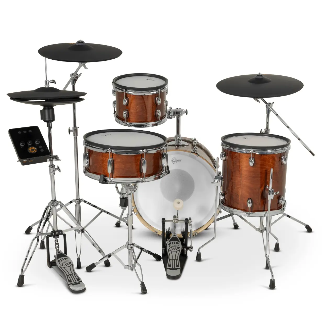 GRETSCH Catalina EVO 4 Piece Kit - Walnut Glaze - E-Drumset