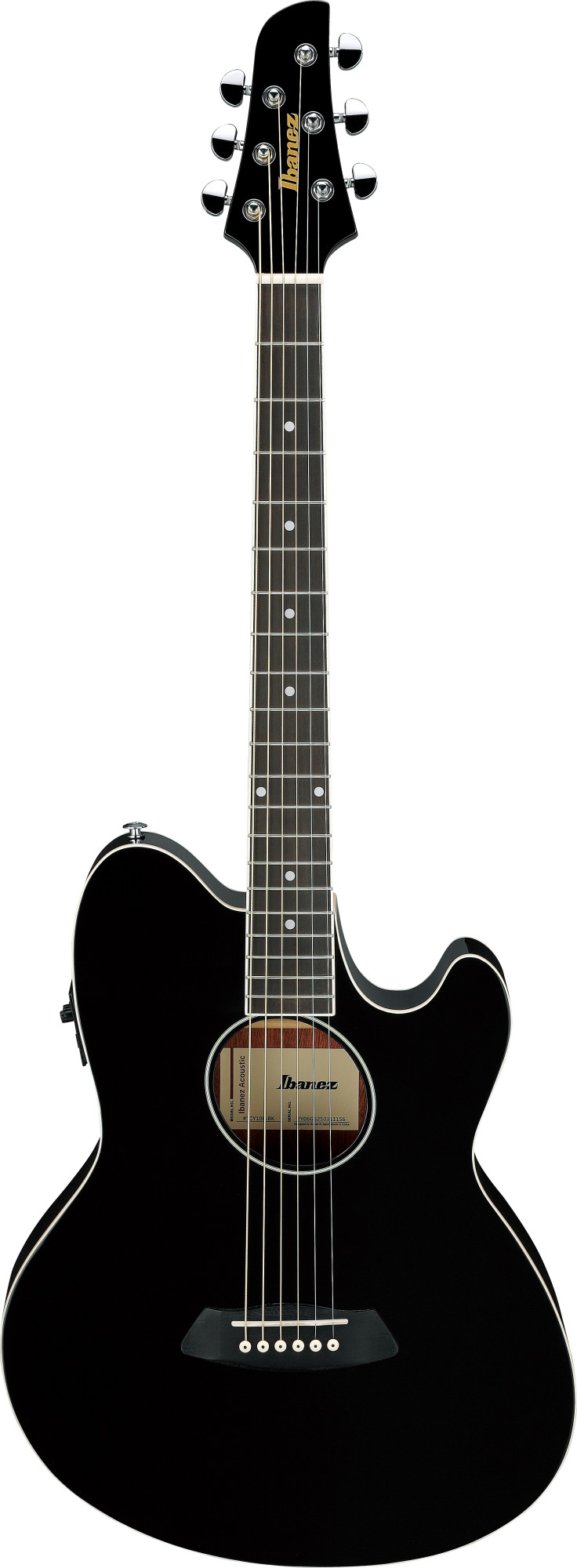 IBANEZ TCY10E-BK Talman Akustikgitarre - Black