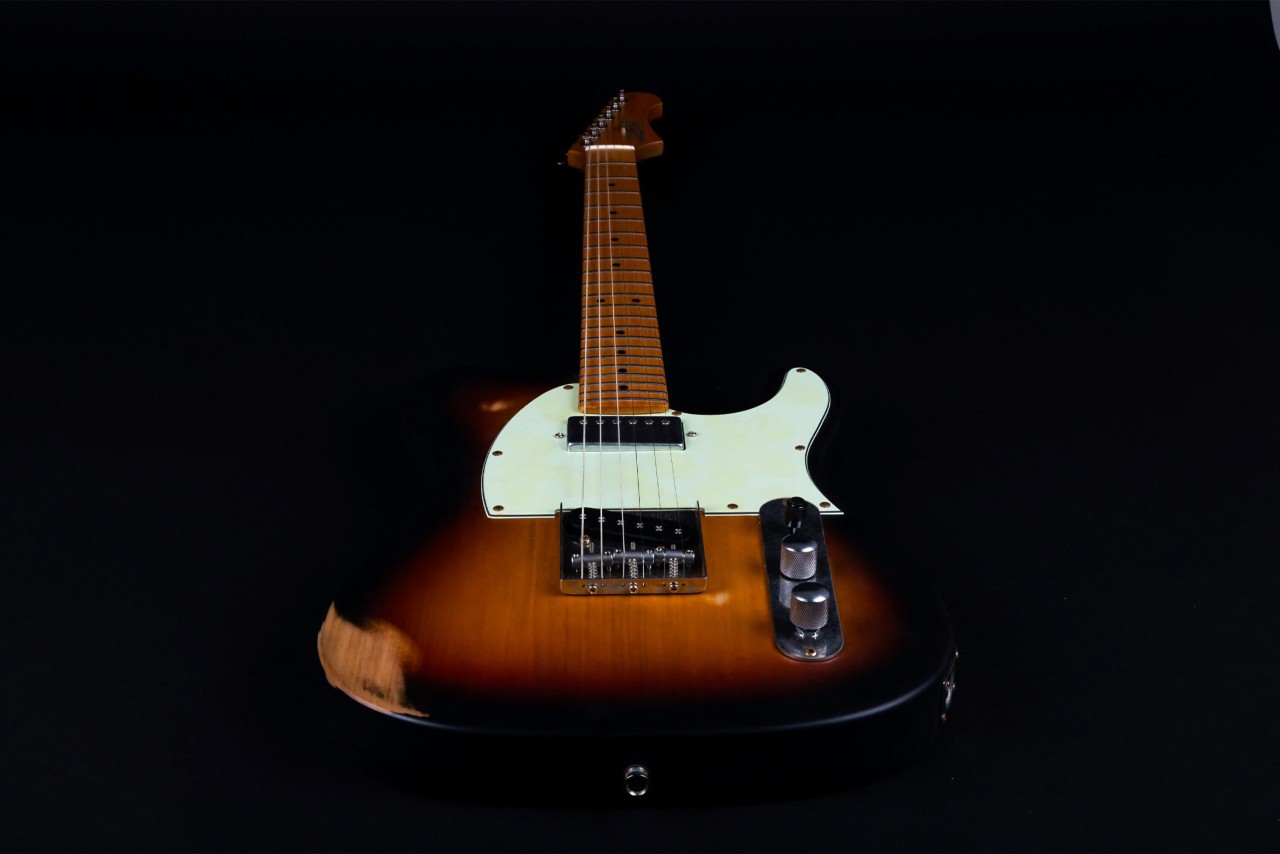 JET JT-350 RLC Sunburst Distressed E-Gitarre