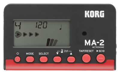 KORG Metronom, MA-2, digital, schwarz/rot TUMA2BK