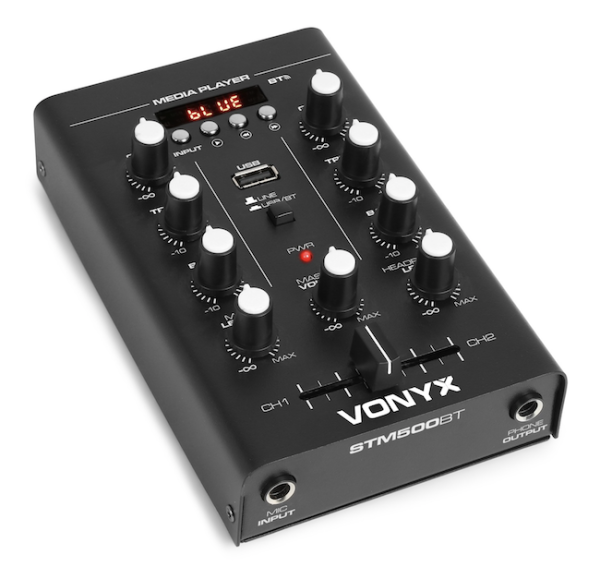 VONYX STM500BT 2-Kanal Mixer mit USB/MP3/BT