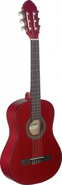 Stagg C410 M 1/2 Klassikgitarre / Kindergitarre Rot