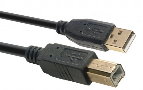 STAGG USB 2.0 Kabel, USB A/USB B (m/m), 3 m