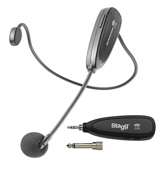 STAGG 2,4 GHz Wireless System - Headset SUW 12H - BK