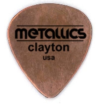 CLAYTON Metallics Copper Plektrum 526642