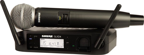 SHURE GLXD 24/SM58 Drahtlossystem SM58 Funkmikrofon digital