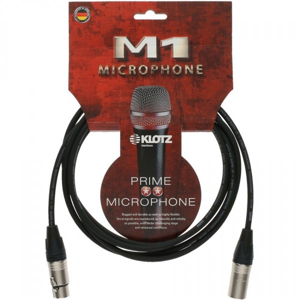 KLOTZ M1FM1N1000 Neutrik XLR Mikrofonkabel 10m