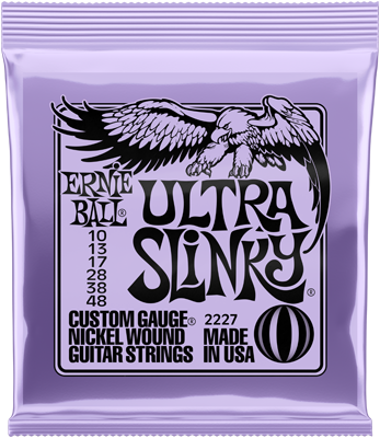 ERNIE BALL Ultra Slinky E-Gitarrensaiten EB2227 10-48