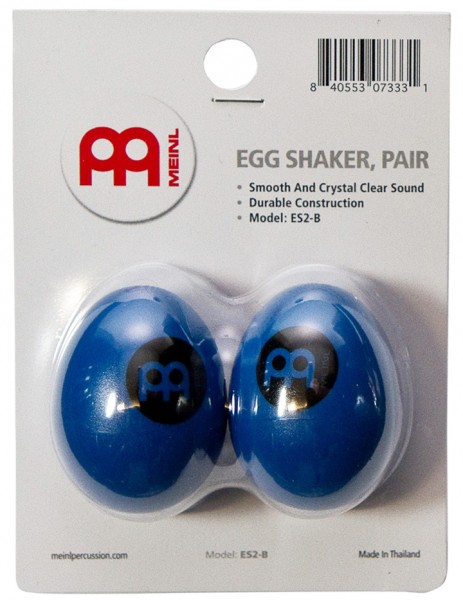 MEINL ES2-B Percussion Egg Shaker 1 Paar blau