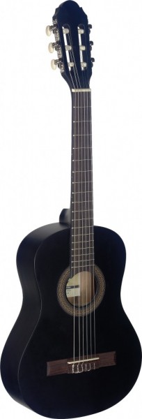 Stagg C410 M 1/2 Klassikgitarre / Kindergitarre Schwarz