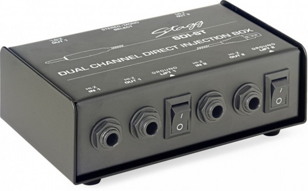 STAGG SDI-ST 2-Channel DI Box Mono / Stereo