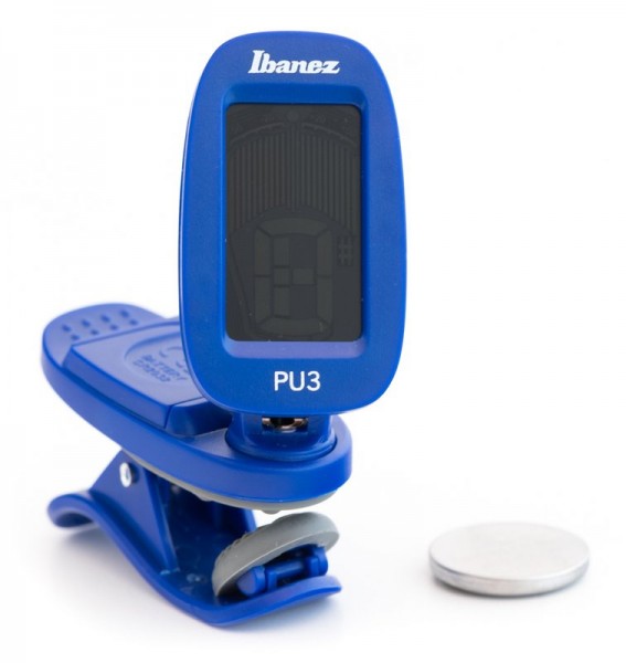 IBANEZ PU3-BL Clip Tuner Blau
