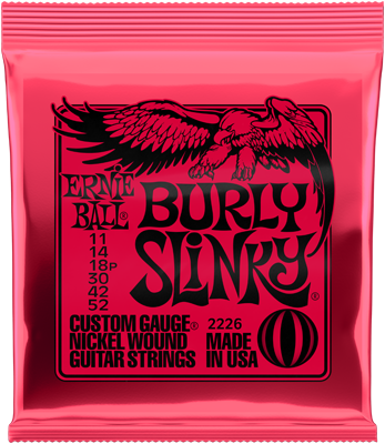 ERNIE BALL Burly Slinky E-Gitarrensaiten EB2226 11-52