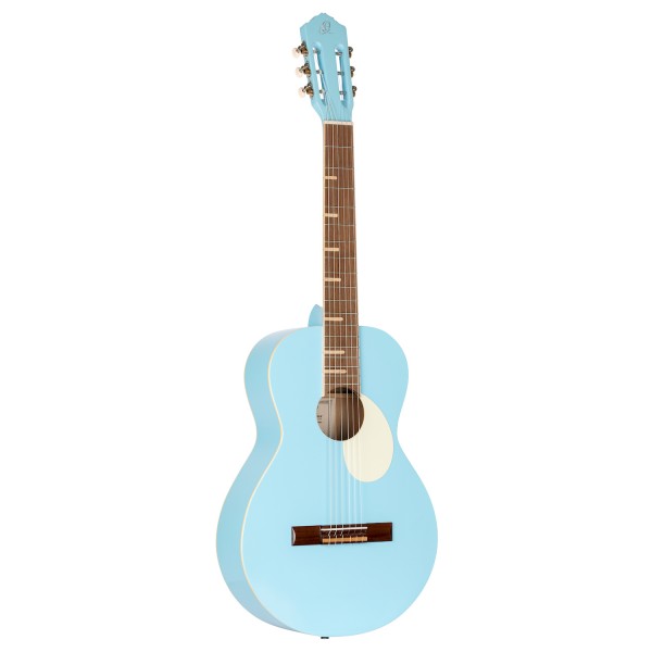ORTEGA RGA-SKY Gaucho Series Akustikgitarre 6 String Blau + Tasche