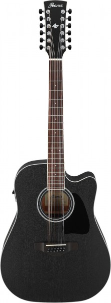 IBANEZ AW8412CE-WK schwarz - Westerngitarre