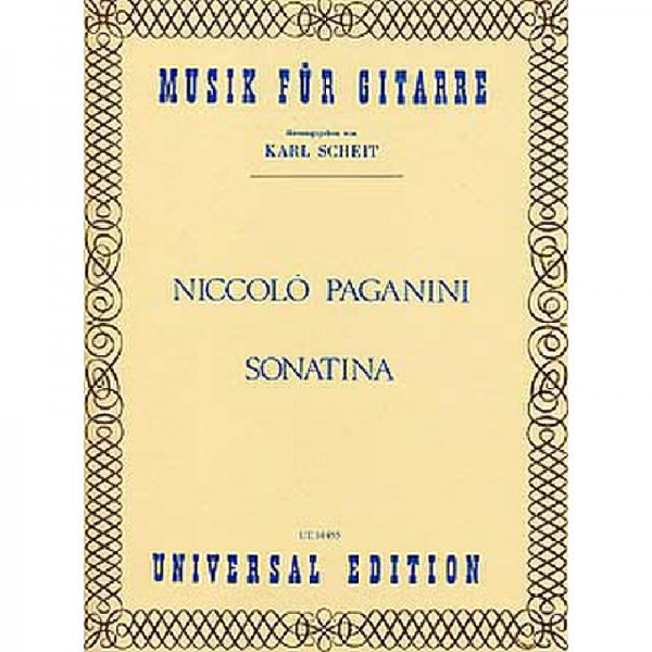 NOTEN Sonatine Paganini Niccolo UE14455
