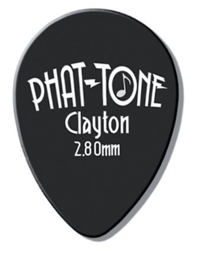 CLAYTON Phat Tone Small Teardrop Plektrum 2,8 526630