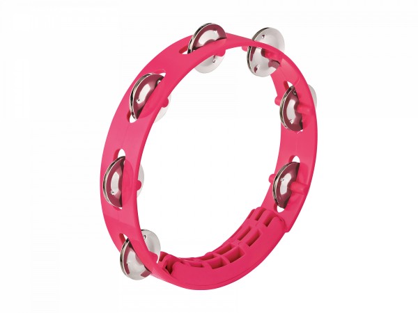 NINO Percussion Compact ABS Tambourine 8" - Strawberry Pink