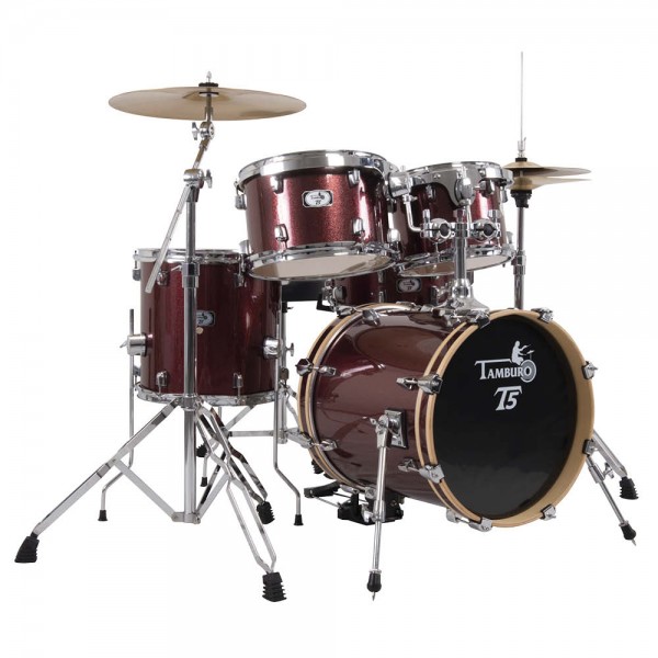 TAMBURO T5 Schlagzeug Standard 22" Red Sparkle