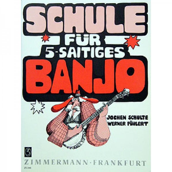 NOTEN Schule für 5 saitiges Banjo Poehlert Werner ZM 80246