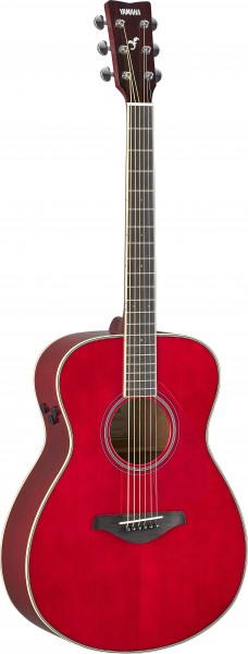 YAMAHA FS-TA Ruby Red Westerngitarre mit integriertem Chorus, Rot
