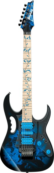IBANEZ JEM77P-BFP Steve Vai Signature Premium E-Gitarre - Blue Floral Pattern + Bag