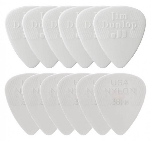 Dunlop Nylon Standard Picks 0,38 mm 12er Player's Pack