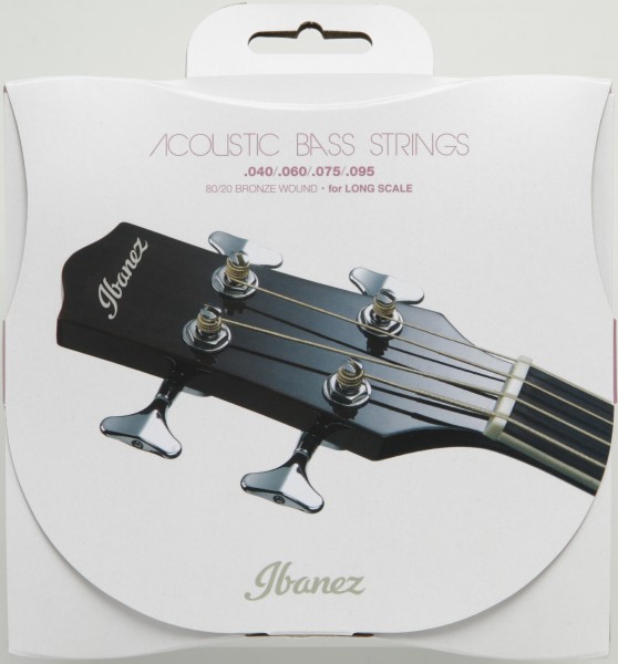 IBANEZ IABS4C Saiten Set für 4 String Akustikbass - .040/.060/.075/.095 Coated 80/20 Bronze