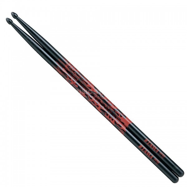 TAMA Fire Red Black Sticks 7A TAMA07A-F-BR