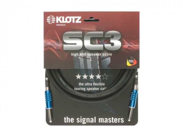 KLOTZ SC3PP01SW High End Lautsprecher Kabel - 2 x 2,5 mm² 1 m