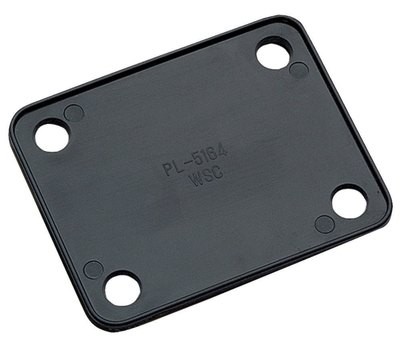 PARTSLAND Unterlegplatte für Halshalteplatte Kunststoff schwarz 557143