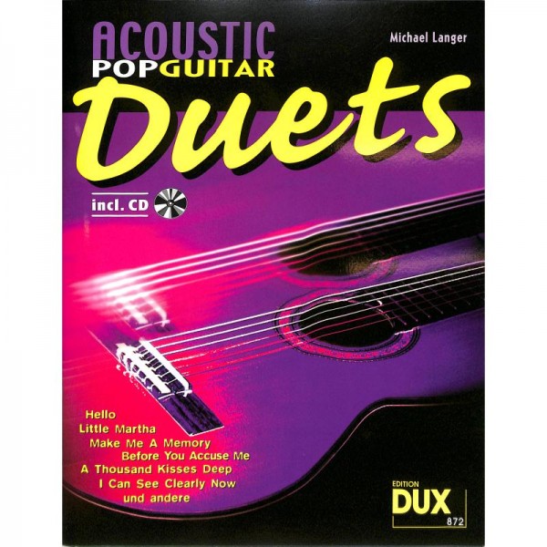 NOTEN Acoustic Pop Guitar Duets Langer D872