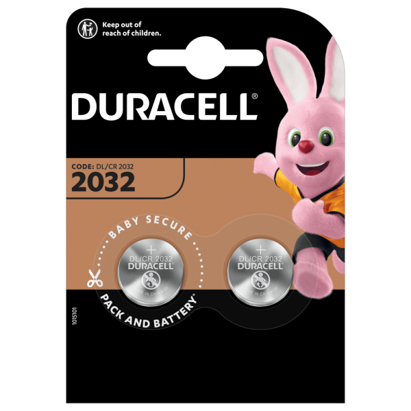 DURACELL 2032 Lithium Batterie 3 V 2er Blister