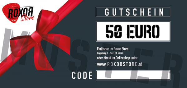 GUTSCHEIN / Geschenkgutschein 50 EURO