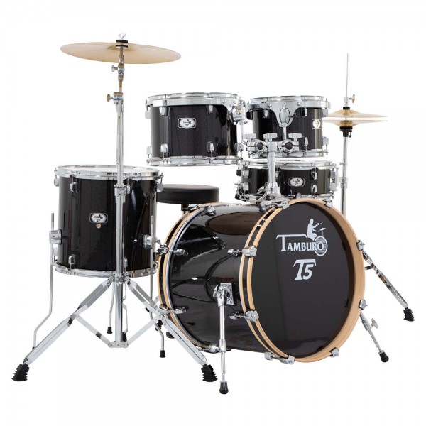 TAMBURO T5 Schlagzeug Standard 18" Black Sparkle