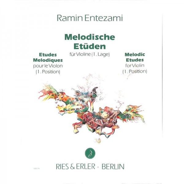 NOTEN Melodische Etüden 1 Entezami Ramin RE00074