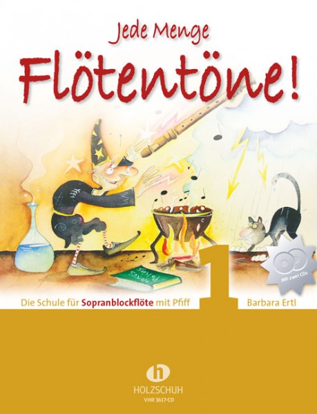 NOTEN Jede Menge Flötentöne 1 mit CD Ertl Barbara VHR3617-CD