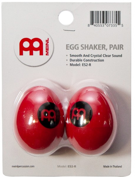MEINL ES2-R Percussion Egg Shaker 1 Paar rot